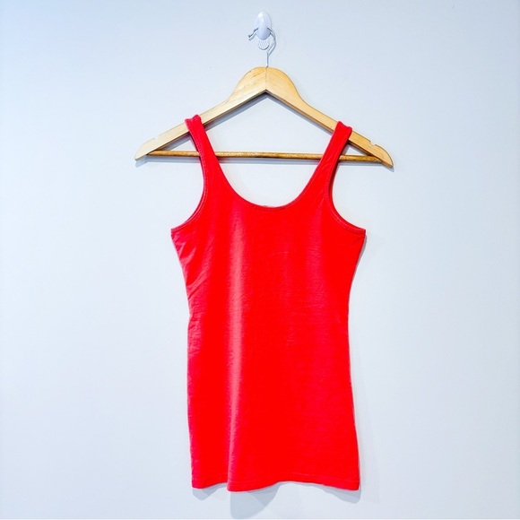 💕5/40$💕 SMART SET Coral Tank Top | Retro Basic Style - Picture 5 of 6